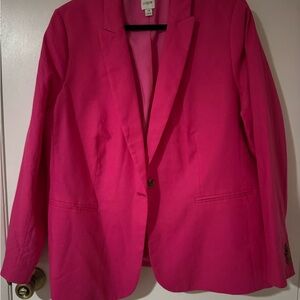 J. Crew Bold Pink Women's Blazer